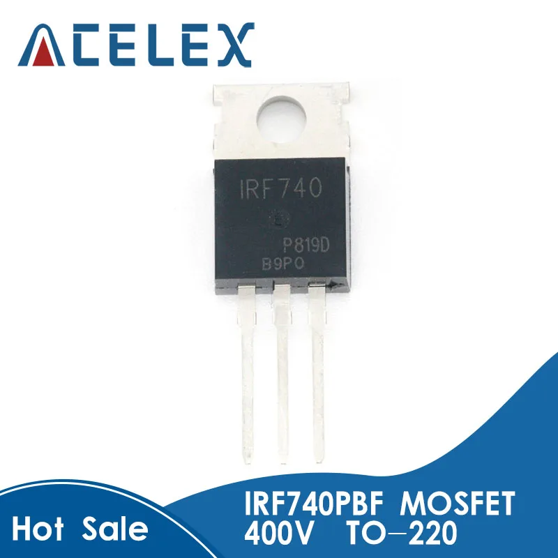 TransSISTOR MOSFET 400 V 10 Amp TO-220 IRF 740 IRF740PBF IRF740 